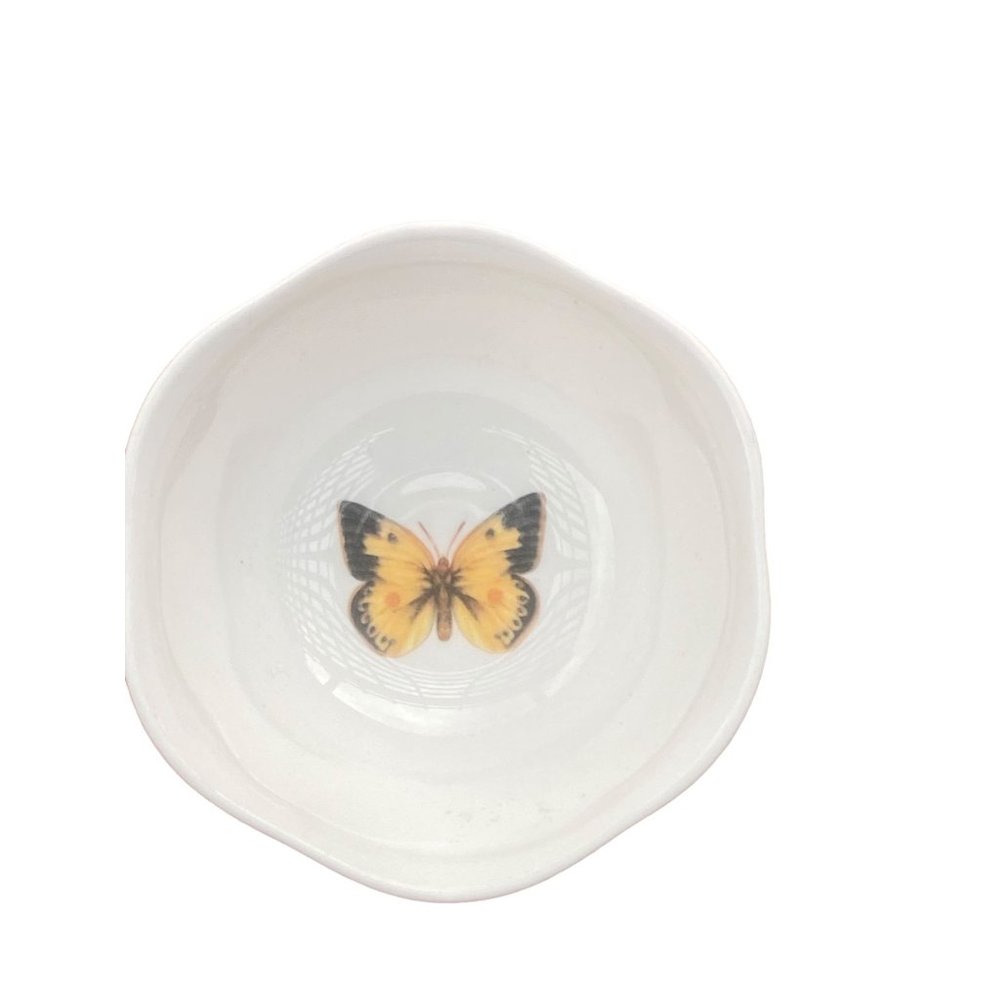 Lenox Butterfly Meadow Small Dessert Cereal Bowl 4.5” Replacement Pink - Picture 2 of 8